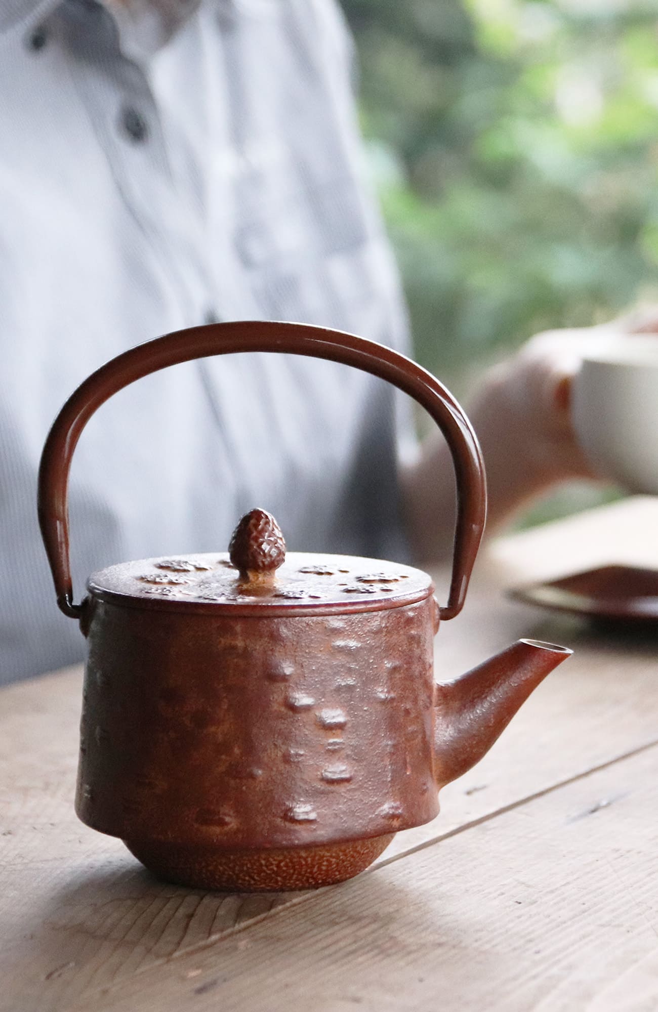 急須 桜皮寸筒 0.25L