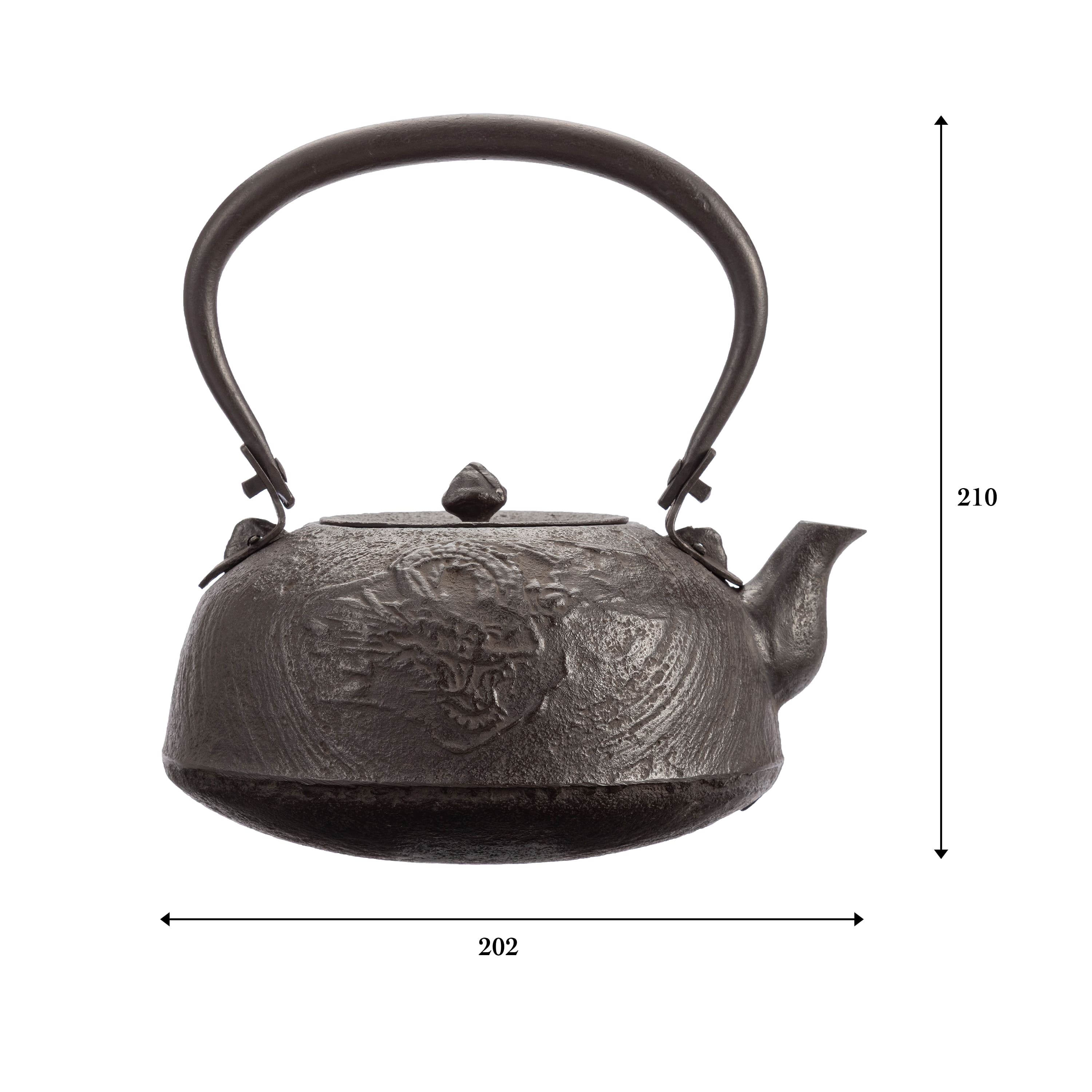 鉄瓶 竜文型 1.7L