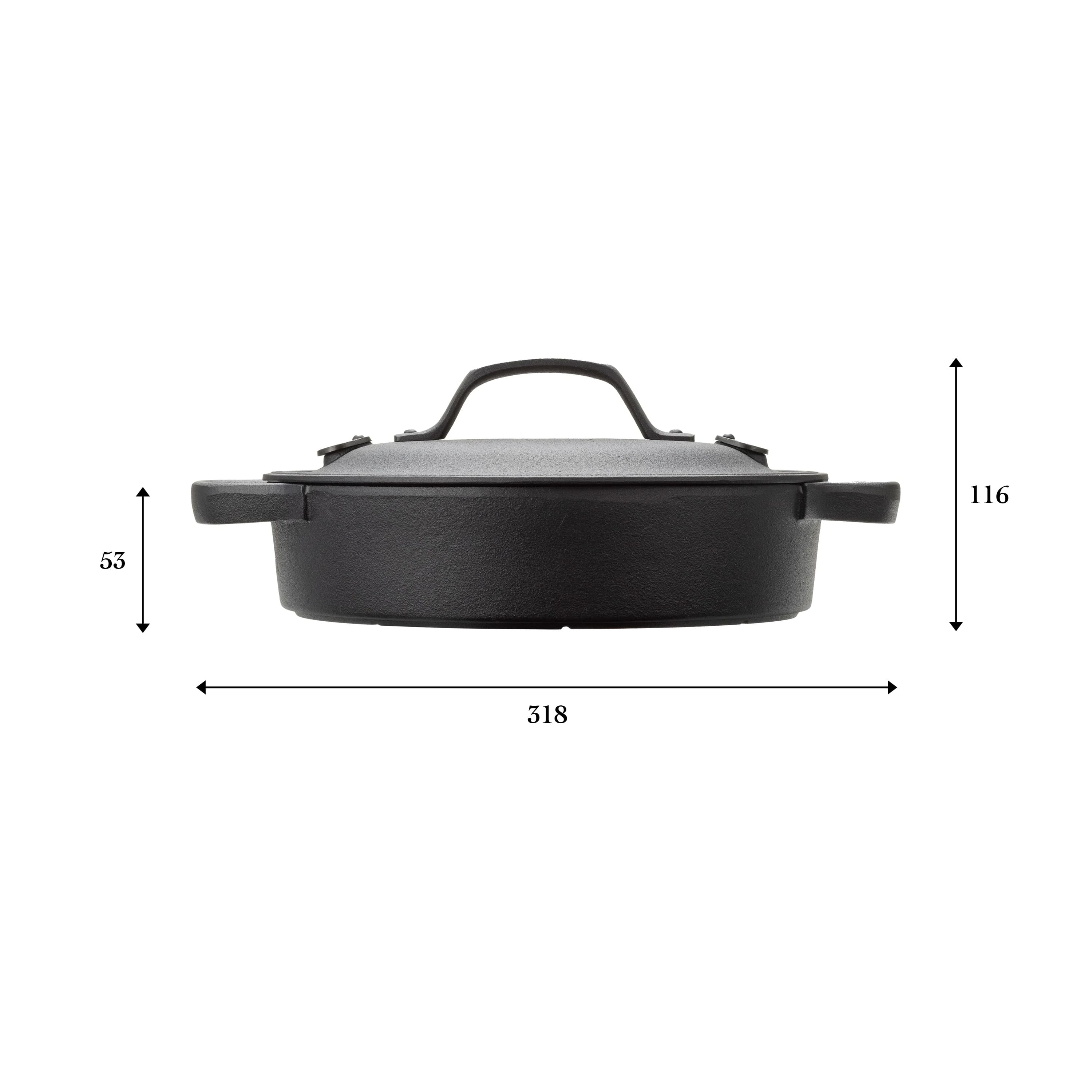 OIGEN クックトップ 丸浅形 24cm クックトップ 丸浅形 24cm| 南部鉄器の老舗 及源鋳造 OIGEN 公式