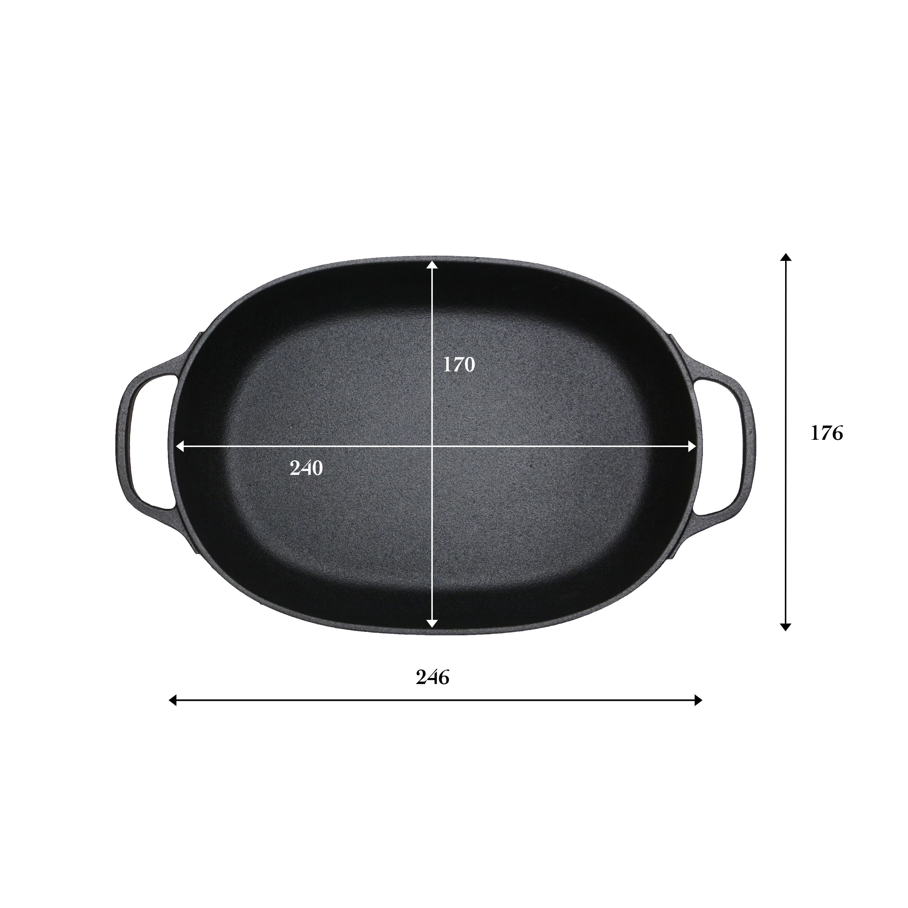 クックトップ オーバル L| 南部鉄器の老舗 及源鋳造 OIGEN 公式