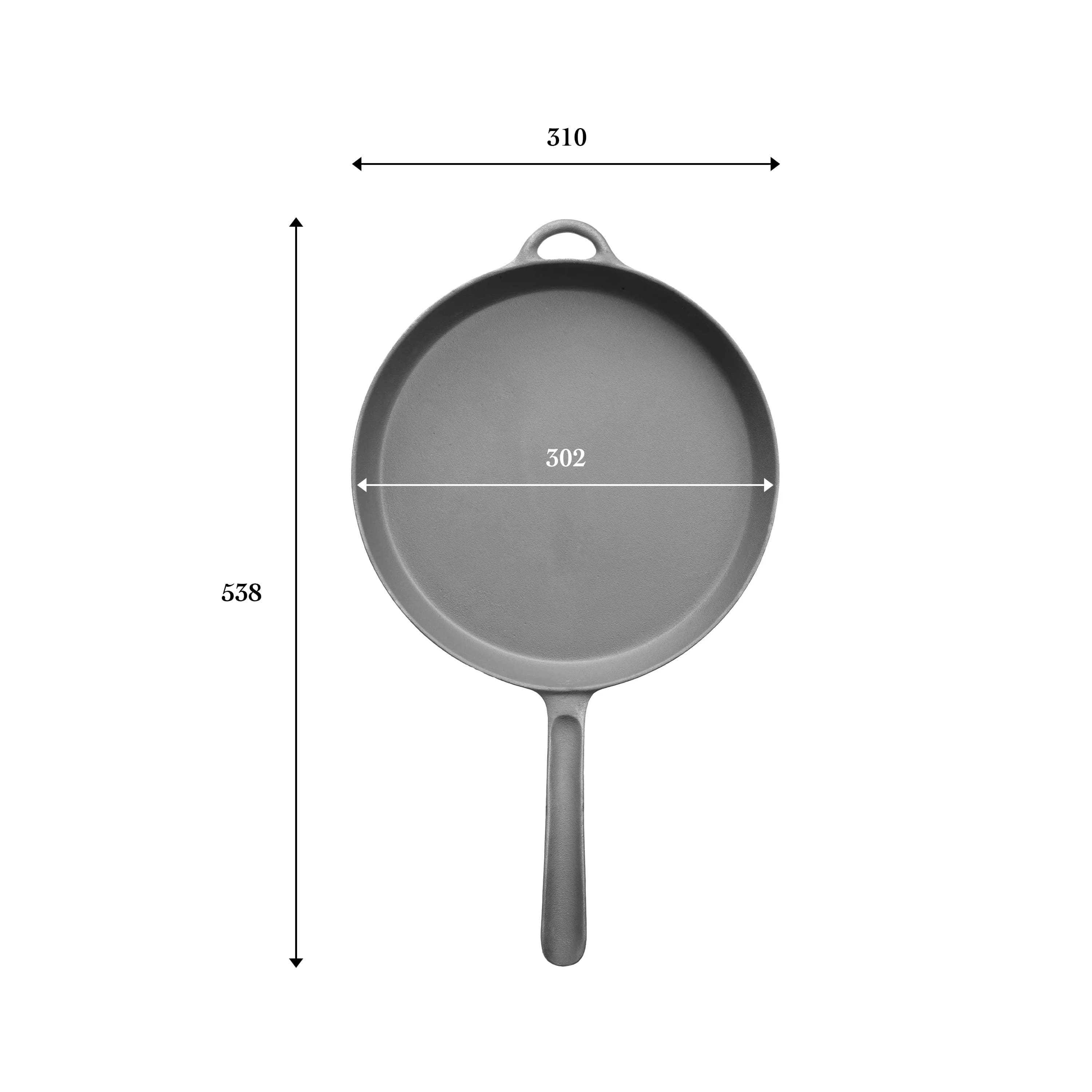 及源　上等鍋　木製ハンドル　径約25cm 鉄鍋｜南部鉄器の老舗 OIGEN - 及源鋳造 公式オンラインショップ