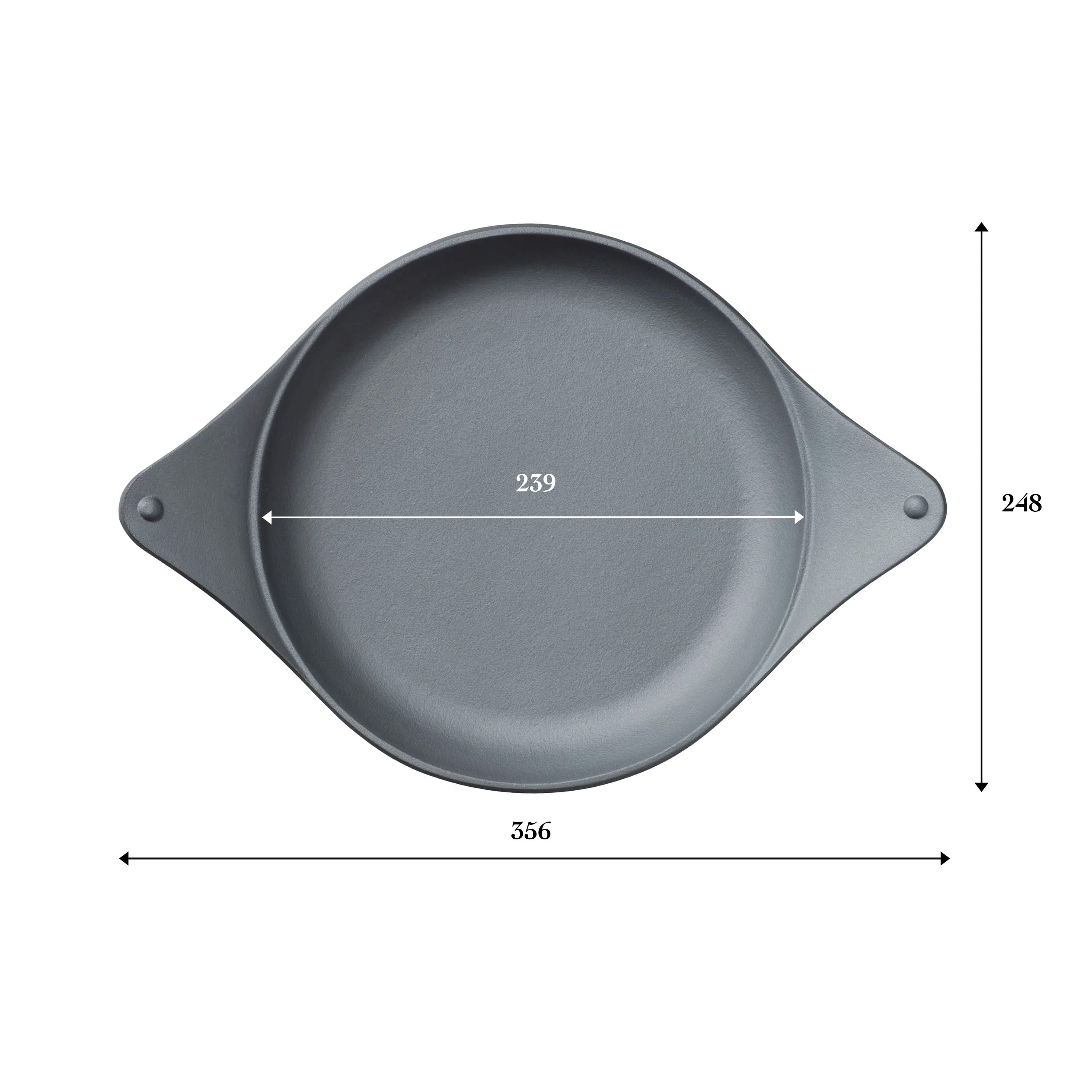 naked pan 両手24cm