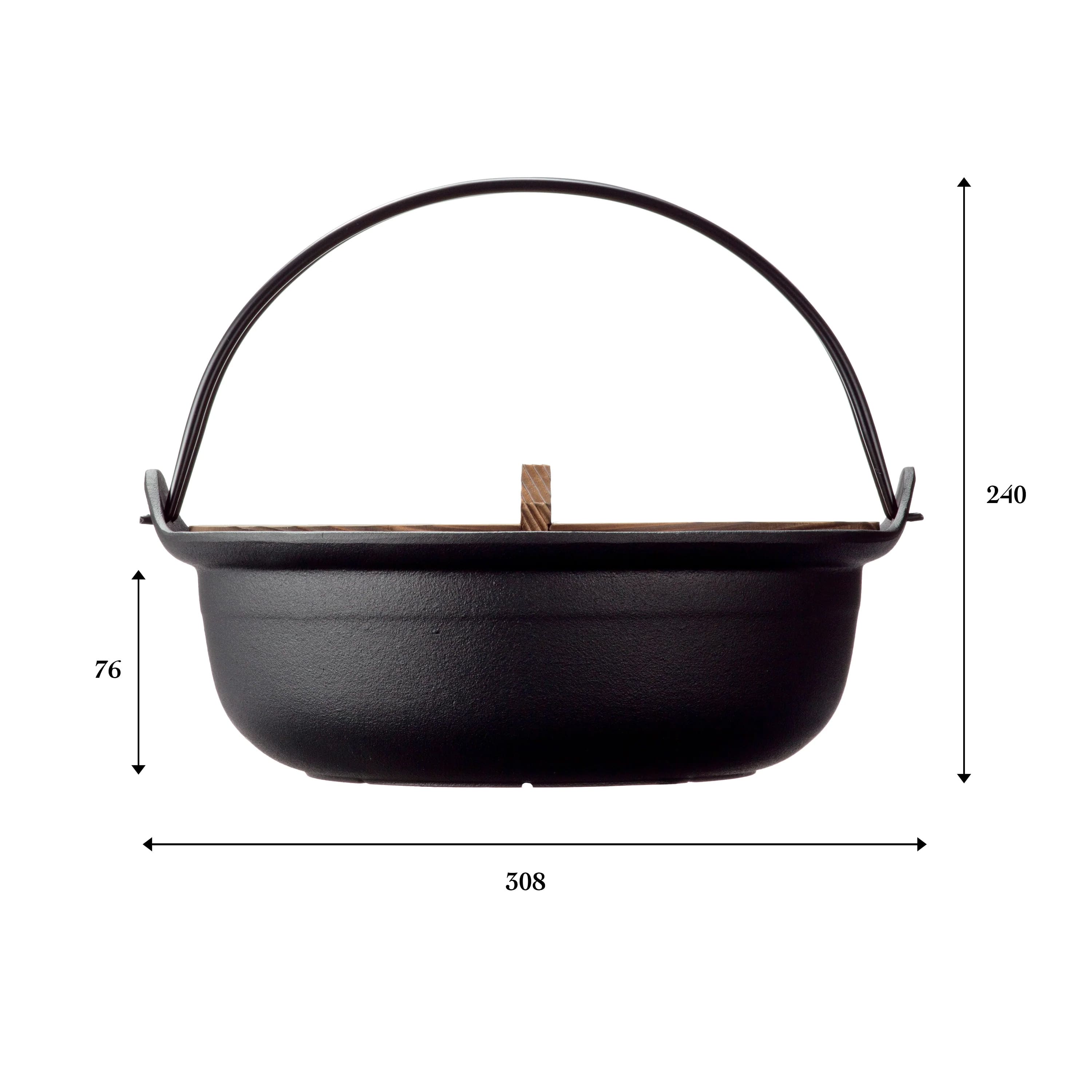 お国自慢鍋ツル付 26cm| 南部鉄器の老舗 及源鋳造 OIGEN 公式