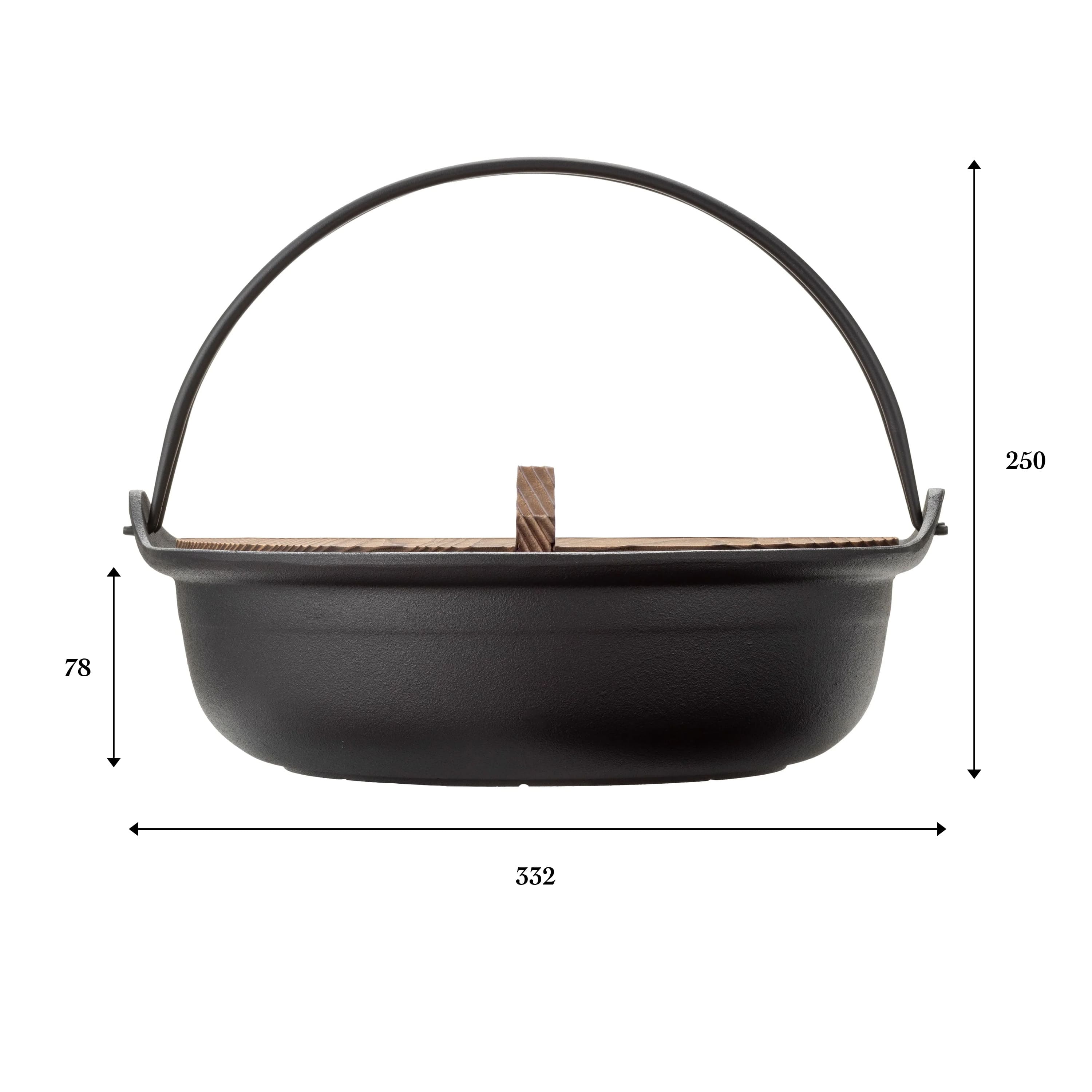 お国自慢鍋ツル付 28cm| 南部鉄器の老舗 及源鋳造 OIGEN 公式