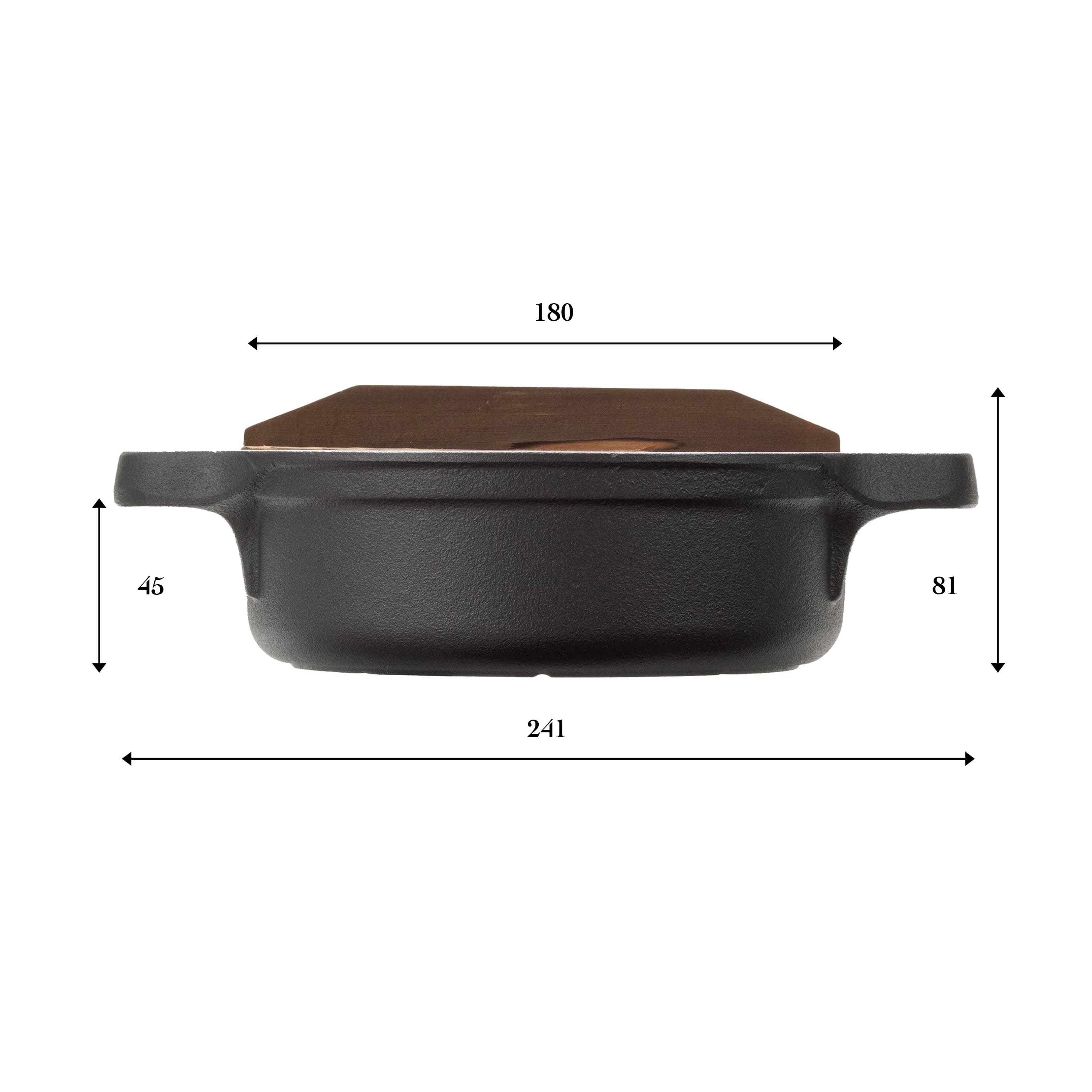 南部ダイバーさま専用 すき焼ぎょうざ兼用鍋 16cm| 南部鉄器の老舗 及源鋳造 OIGEN